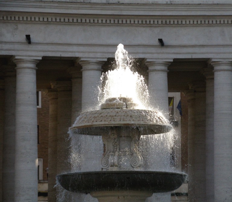 Vatican fountain