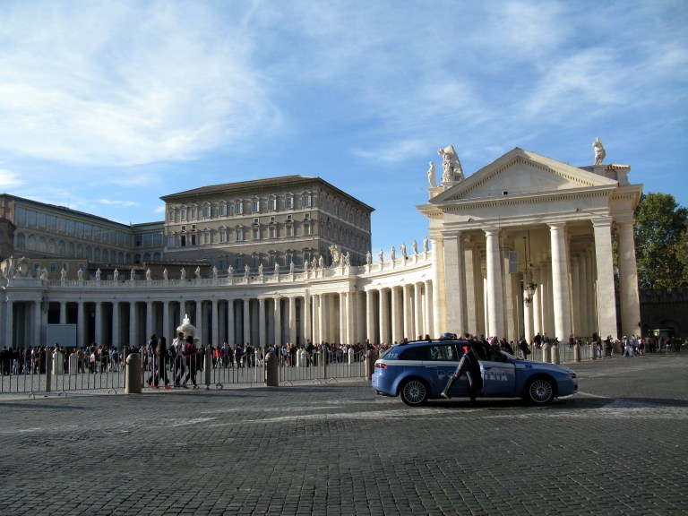 St Peter's east side police car