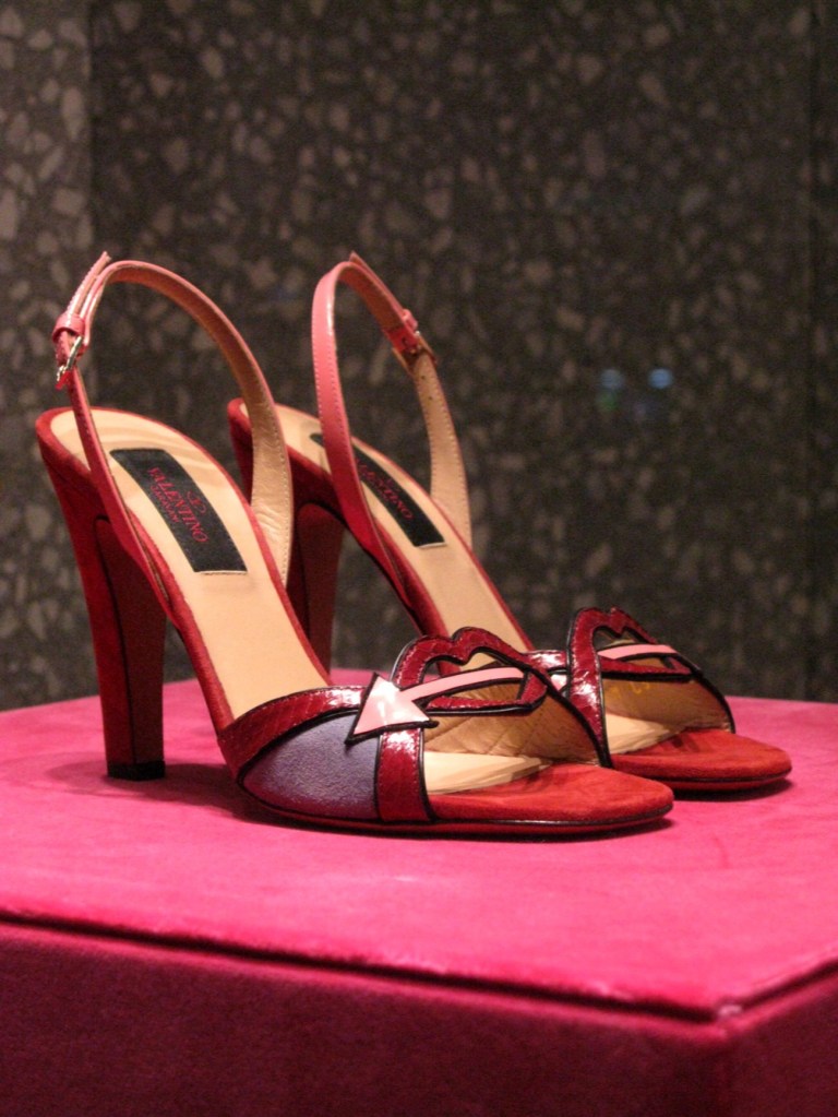 Valentino red shoes sized